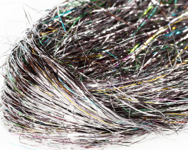 Fine 3D Tinsel Hair, Gray UVR / 91